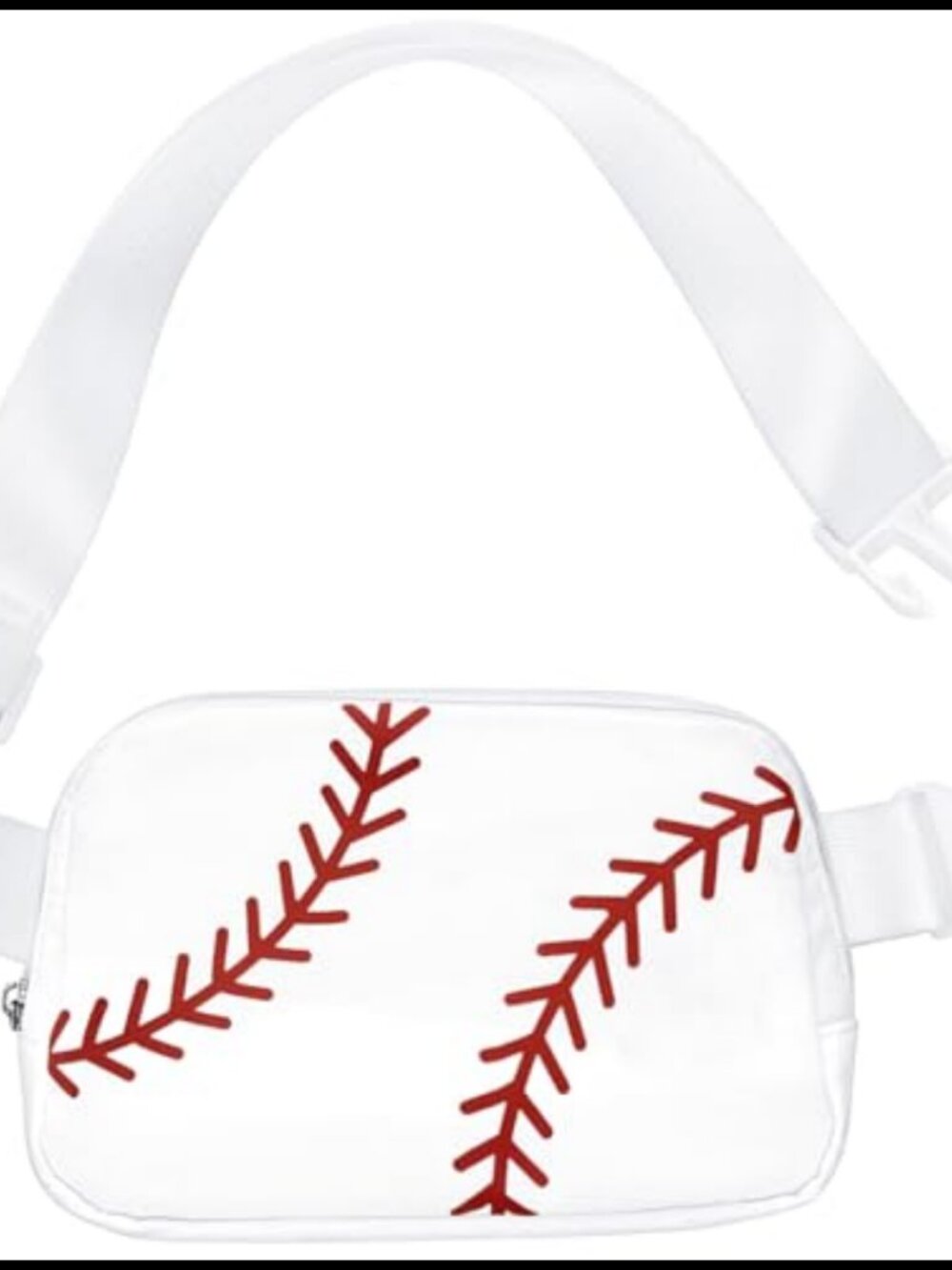 Baseball Fanny Pack Adjustable Waist Bag Crossbody Purse